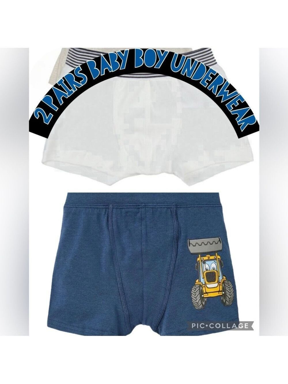 Petit Bateau and Name It
2 Pair Toddler Boy Cotton Underwear 2-3 years